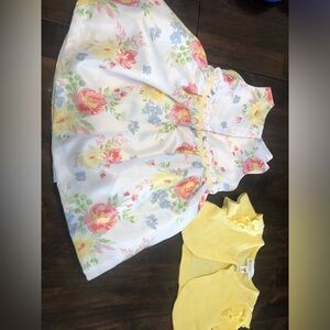 Nannette Soft Yellow Baby Cardigan